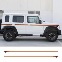 Dành Cho SUZUKI JIMNY 2023-2024 XL Wagon Cửa Xe Ô Tô Bên Dán Tự Động Boby Sọc Decal Bộ Chống Thấm Nước Phim Vinyl Phụ Kiện Xe Hơi
