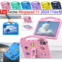 Dành Cho Tecno Megapad 11 2024 11 inch Ốp Lưng Chống Sốc Trẻ Em Hoạt Hình Giá Đỡ Eva Tay Cầm Có PC Bracke