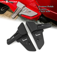 Dành Cho VESPA LX125 S125 i-Get 3vie Bàn Đạp Để Chân Xe Máy Nhôm Chân Chốt Có Thể Gập Lại Bước Chân Nối Dài