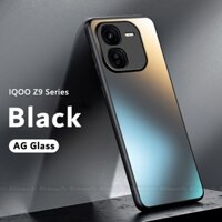 Dành Cho Vivo IQOO Z9 Turbo Plus 5G Vỏ Cứng Mờ Kính Cường Lực Mặt Sau Vỏ Điện Thoại