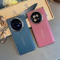 Dành Cho Vivo X Fold 3 Pro Ốp Lưng Da Mạ Điện Cao Cấp Cứng Mờ Vỏ Bảo Vệ