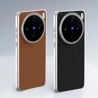 Dành Cho Vivo X200 Premium Sense Da Điện Thoại Vivo X200 Pro Mini X100 Ultra X100S Phần Cứng Lỗ Lớn Len Bảo Vệ