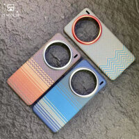 Dành Cho Vivo X200 Pro Kevlar Ốp Lưng Aramid Và Sợi Carbon Siêu Mỏng Cho Cảm Giác Kim Loại Sleek Và Bảo Vệ Cao Cấp