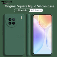 Dành Cho VivoX90 Ốp Lưng ZROTEVE Vuông Silicon Lỏng Mềm Dành Cho Vivo X80 X90 Pro Plus VivoX80 5G Ốp Điện Thoại