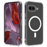 Dành Cho Vỏ Google Pixel 9A ELVEV Da Acrylic Bền Đẹp Cảm Giác Trong Suốt Chống Sốc Hút Mặt Sau