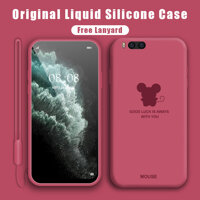 Dành Cho Vỏ HP Xiaomi Mi 6 Vỏ Điện Thoại Chính Hãng MICKEY Chống Sốc Vỏ Điện Thoại Mềm Silicone Lỏng Điện Thoại Di Động Quay Lại Phong Cách Đơn Giản Vỏ Toàn Bộ Chống Sốc