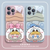 Dành cho vỏ iPhone 11 PRO MAX IP12 IP13 IP14plus Vỏ kính Khung ảnh ống kính nâng cao IP6 7 8 IPX IPXS MAX Phim hoạt hình hình búp bê dễ thương Vỏ điện thoại Bền và chống sốc