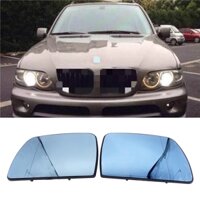 Dành Cho Xe BMW X5 E53 99-06 3.0i 4.4i Gương Chiếu Hậu Kiểu Dáng Ô Tô Làm Nóng L + R Cánh Cửa Gương Kính Xanh Trái Phải Bên
