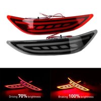 Dành Cho Xe Honda City 2014-2016 LED Phía Sau Ốp Lưng Đuôi Đèn Phanh Dừng Với Năng Động Tuần Tự Biến Tín Hiệu Đỏ / Khói Ống Kính