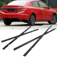 Dành Cho Xe Honda Civic FB 2012 2013 2014 2015 Xe Ô Tô Bên Ngoài Cửa Sổ Đúc Weatherstrip Cói Dải Thời Tiết Nhựa Viền 72410TR0A010,72450TR0A01 72910TR0A01