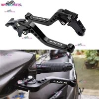 Dành Cho Xe Honda CLICK 125i 150i V1 V2 V3 CLICK 160 Xe Máy Nhôm CNC Ngắn Có Thể Điều Chỉnh Phanh Ly Hợp Đòn Bẩy