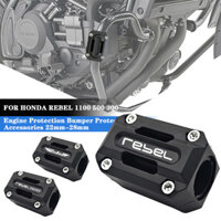 Dành Cho Xe HONDA REBEL 500 1100 300 CMX500 300 1100 REBEL1100 CMX1100 CMX300 Bảo Vệ Động Cơ Ốp Lưng Bảo Vệ Phụ Kiện 22mm-28mm