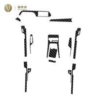 Dành Cho Xe Hyundai PALISADE 2022-2023 Nội Thất Ô Tô Trung Tâm Điều Khiển Trang Trí PET Sợi carbon 5D Sáng Đen Phim Chống Trầy Xước Filmauto Phần Trang Trí Xe Hơi