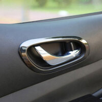 Dành Cho Xe Nissan Navara NP300 D23 2015 2016 2017 2018 2019 2020 2021 / Nissan TERRA 2018 2019 2020 2021 Tay Nắm Cửa Bên Trong Vòng Tròn Sáng Tay Lắc Tay Khung Trang Trí Tay Cầm