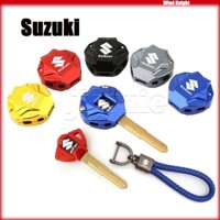 Dành Cho Xe Suzuki GSX-R600 750 1000 1300R 400 Xe Máy Chìa Khóa Bảo Vệ Chìa Khóa Fob Dây Nhôm Chìa Khóa