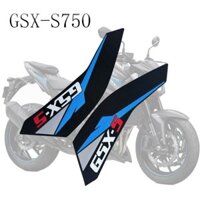 Dành Cho Xe Suzuki GSX-S750 750Z 2017-2021 GSXS750 Xe Máy Chống Trơn Trượt Xe Tăng Miếng Lót Nhiên Liệu Khí Đầu Gối Cầm Lực Kéo Miếng Dán Bảo Vệ Bên Decal