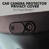 Dành Cho Xe Tesla Model 3 Cao Nguyên 2024 Camera Riêng Tư Bao Da Trắng ModelY PC Webcam Cover Model3 Model S X Y 2023 Phụ Kiện Nội Thất