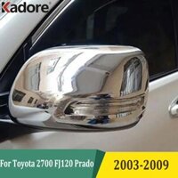 Dành Cho Xe Toyota 2700 Fj120 Fj120 Prado 2003-2006 2007 2008 2009 Chrome Cửa Bên Gương Chiếu Hậu Bao Viền Dán Phụ Kiện Xe Hơi