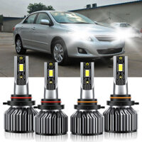 Dành Cho Xe Toyota Corolla 1993-2013 4 Bóng Đèn Pha LED Cao Thấp Bộ 6500K Trắng