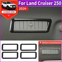Dành Cho Xe Toyota Land Cruiser 250 2024 Mái Ô Tô Điều Hòa Lỗ Thông Hơi Trang Trí Khung Prado LC250 FJ250 Nội Thất Nâng Cấp Phụ Kiện