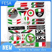 Dành Cho Xe Vespa GTS Sprint Primavera Piaggio LXV GTS 150 250 300 Siêu Xe Máy Miếng Dán Phản Quang Ý Xe Tay Ga Phụ Kiện Decal