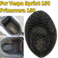 Dành Cho Xe Vespa Sprint 150 Primavera 150 Xe Máy Da PU Đệm Lót Xô Bảo Quản Hành Lý Đệm Bảo Vệ Bao Phụ Kiện