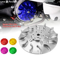 Dành Cho Xe Vespa Sprint Primavera i-Get 2024 Động Cơ Cánh Quạt Xe Tay Ga CNC Chèn Đĩa Quạt Cánh Quạt Bao