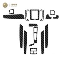 Dành Cho Xe Volvo V90 2020-2023 Nội Thất Ô Tô Trung Tâm Điều Khiển Trang Trí PET Sợi carbon 5D Sáng Đen Phim Chống Trầy Xước Filmauto Phần Trang Trí Xe Hơi