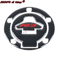 Dành Cho Xe YAMAHA R3 R25 2014-2020 Xe Máy Nắp Nhiên Liệu Bao Decal Dán 3D Carbon Nhìn