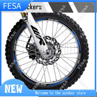 Dành Cho Xe YAMAHA WR250R WR250F WR450F WR 250R 250F 450F Xe Máy Bánh Xe Miếng Dán Vành Phản Quang Decal 21 "/ 18" Trung Tâm Sọc Băng