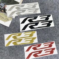 Dành Cho Xe Yamaha YZF R3 Bộ Dán Phụ Kiện Xe Máy Xe Tăng Tay Cầm Miếng Lót Cánh Quốc Huy Fairing Hồng Decal R 3 2016 2018 2020 2023 2024