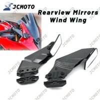 Dành Cho Xe YAMAHA YZF R6 R3 R15 R25 R125 Đa Năng Xe Máy Gương Chiếu Hậu Có Thể Điều Chỉnh Cánh Bên Cánh Gió Fairer Với Gương Chiếu Hậu