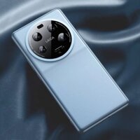 Dành Cho Xiaomi 13 Ultra Ốp Lưng ELVEV Da PU Trơn Sang Trọng + Silicon Siêu Mỏng Kim Loại Bảo Vệ Ống Kính Cho Mi 13 Ultra