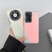 Dành Cho XiaoMi 14 13 11 Ultra POCO F6 F5 X6 13T Redmi Note 12 13 Pro + Ốp điện thoại Matte Aurora Laser Gradient IMD Ốp điện thoại Trong Suốt