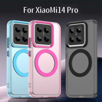 Dành Cho XiaoMi 15 Pro 14 Ultra Redmi Note 14 13 Pro + Ốp điện thoại Kẹo Mờ Cứng Lưng Mềm Mờ Vỏ Từ Tính Chống Sốc