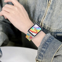 Dành Cho Xiaomi Band 9 Pro Band Ba Hạt Nhựa Nhẹ Dây Xiaomi Band 9 8 Pro Dây Đồng Hồ Dành Cho Nam Nữ Chia Sẻ Cao Cấp