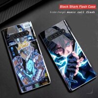 Dành Cho Xiaomi Black Shark 4 5 Pro 4s 5RS Gradient Dạ Quang LED Flash Case Cho Xiaomi POCO F3 X3 Pro Game Glass Coques Slim Fundas