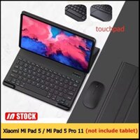 Dành Cho Xiaomi Mi Pad 5 / Xiaomi Mi Pad 5 Pro 11 "Không Dây Bluetooth Touchpad Bàn Phím Chuột Từ Da Đứng Trường Hợp Bao Da