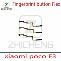 Dành Cho Xiaomi Poco F3 Máy Quét Vân Tay Trở Lại Nút Home Cảm Biến Trở Lại Nút Chìa Khóa Công Tắc Nguồn Bật Tắt Nút Cáp Mềm