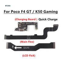 Dành Cho Xiaomi Poco F4 GT Redmi K50 Chơi Game Cổng Sạc USB Mic Micro Dock Kết Nối Ban LCD Mainboard Cáp Mềm Chính