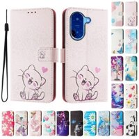Dành Cho Xiaomi Redmi A5 Ốp Lưng Điện Thoại Lật Họa Tiết Vẽ Dễ Thương Cho RedmiA5 Redmi A4 A3 A2 A1 Ốp Lưng Ví Da Từ Tính Bìa Sách