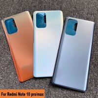 Dành Cho Xiaomi Redmi Note 10 PRO MAX Ốp điện thoại Pin Phía Sau Nhà Ở Cửa Kính Bảng Điều Khiển Ốp điện thoại Có Ống Kính Camera Linh Kiện Thay Thế 4G