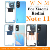 Dành Cho Xiaomi Redmi Note 11 11S Vỏ Pin Viền Sau + Khung Giữa + Bộ Phận Khung Camera Phía Sau Vỏ Trung Tâm Vỏ Khung Xe + Nút Vỏ Đầy Đủ