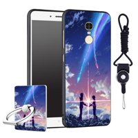 Dành cho Xiaomi Redmi Note 4X/4 gb + 64 gb 5.5  inch 3D Giảm Silicon Hoạt Hình TPU mềm mại Chống Va Đập Chống Sốc Lưng Vỏ-quốc tế [bonus]