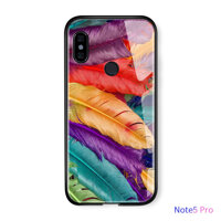 Dành Cho Xiaomi Redmi Note5 Pro Vỏ Điện Thoại Aurora Galaxy Không Gian Bầu Trời Đầy Sao Gradient Vỏ Ốp Lưng Kính Cường Lực Chống Sốc