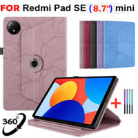 Dành Cho Xiaomi Redmi Pad SE 4G 8.7 inch 2024 Máy Tính Bảng Chống Sốc Slim 360 Xoay Đứng Bao Da Lật