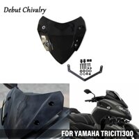 Dành cho YAMAHA TRICITI300 Phụ tùng xe máy sửa đổi kính chắn gió phía trước kính chắn gió cạnh tranh
