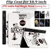 Dành cho ZTE nubia Red Magic Nova 10.9 " REDMAGIC Nova Máy tính bảng chơi game Pro 10.9 inch Phong cách phi hành gia Flip Case Bao da đứng