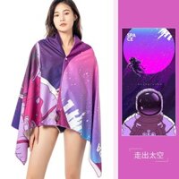 [Đánh giá 10.000 người] Khăn tắm bơi Khăn đi biển khô nhanh Áo choàng tắm Áo choàng chống nắng Khăn thấm nước đi biển Khăn tắm thể thao Khăn tắm tập Yoga nữ