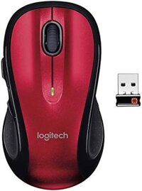 Đánh giá chuột máy tính không dây Logitech M510 - Thiết kế thoải mái với kết nối USB tiện lợi, nút Quay lại/Tiến lên và cuộn 2 chiều - Màu đỏ.